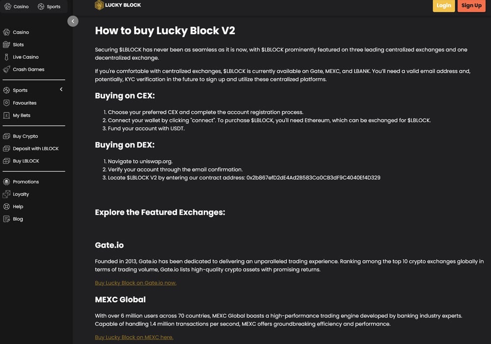 LBLOCK Cryptocurrency